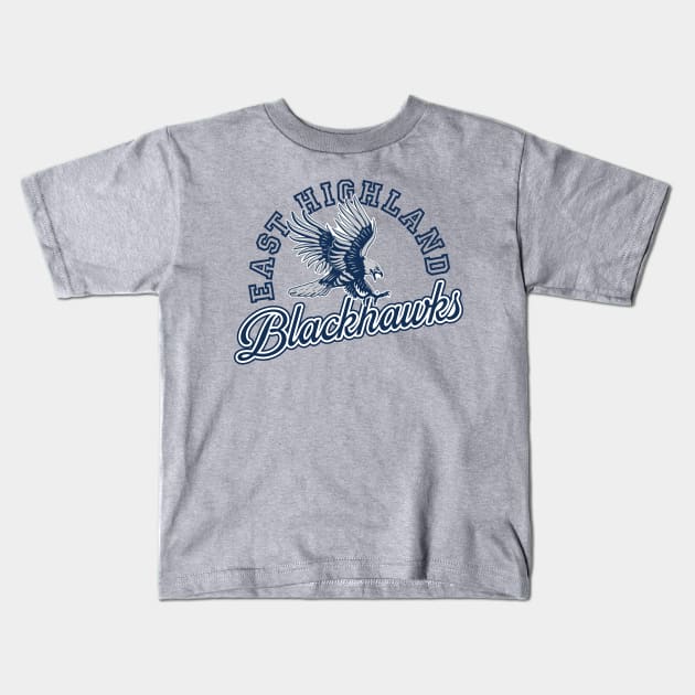 East Highland Blackhawks Kids T-Shirt by MindsparkCreative